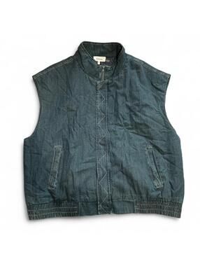 Böhme Denim Sleeveless Vest Jacket XL